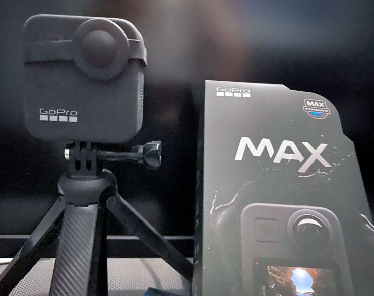 gopro max e scatola
